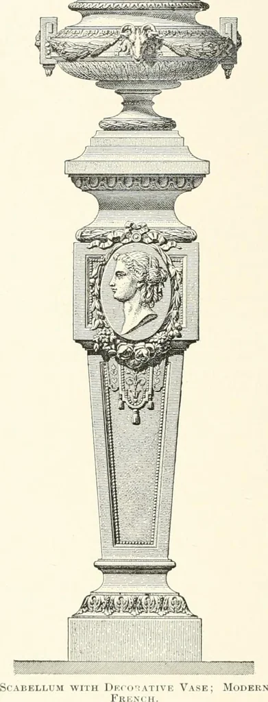 An illustration from A dictionary of architecture and building : biographical, historical, and descriptive, 1902, leaf 255