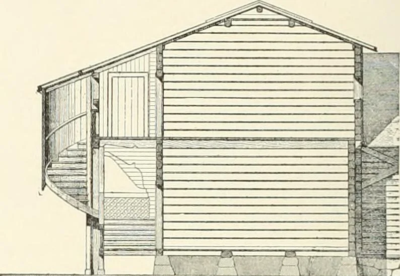 An illustration from A dictionary of architecture and building : biographical, historical, and descriptive, 1902, leaf 257