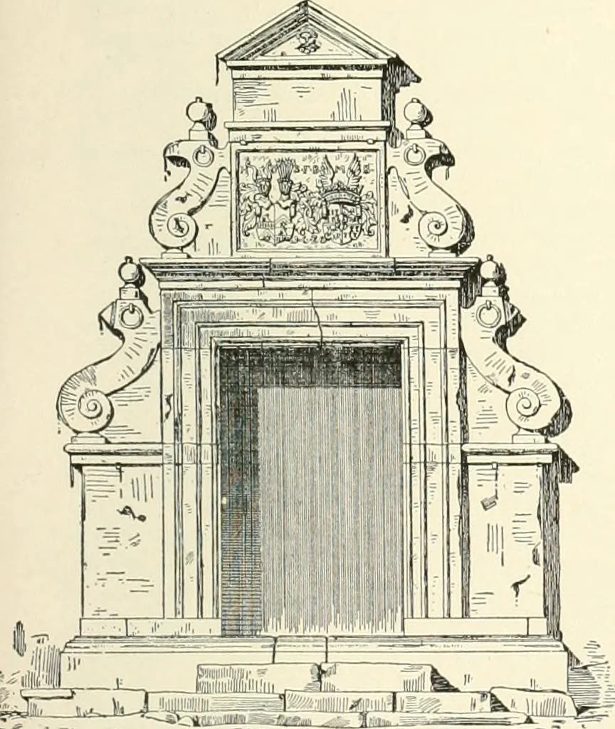 An illustration from A dictionary of architecture and building : biographical, historical, and descriptive, 1902, leaf 258