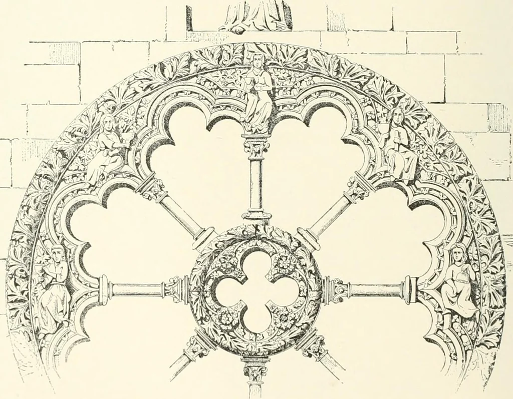 An illustration from A dictionary of architecture and building : biographical, historical, and descriptive, 1902, leaf 285