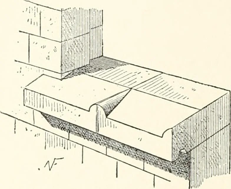 An illustration from A dictionary of architecture and building : biographical, historical, and descriptive, 1902, leaf 317