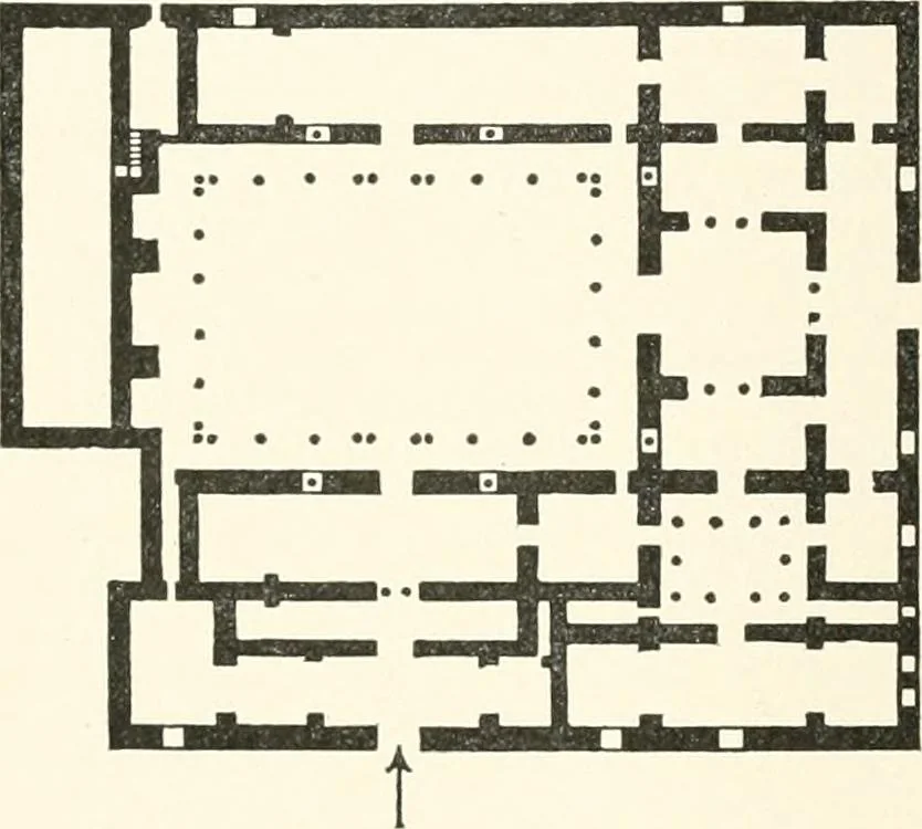 An illustration from A dictionary of architecture and building : biographical, historical, and descriptive, 1902, leaf 337