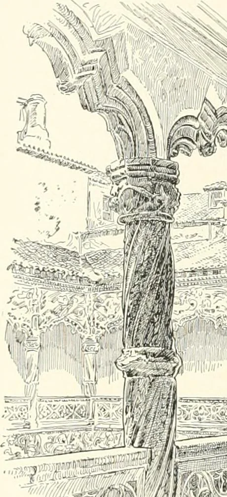 An illustration from A dictionary of architecture and building : biographical, historical, and descriptive, 1902, leaf 341