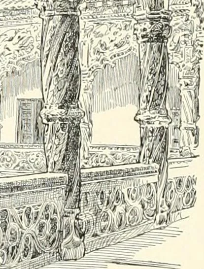 An illustration from A dictionary of architecture and building : biographical, historical, and descriptive, 1902, leaf 341