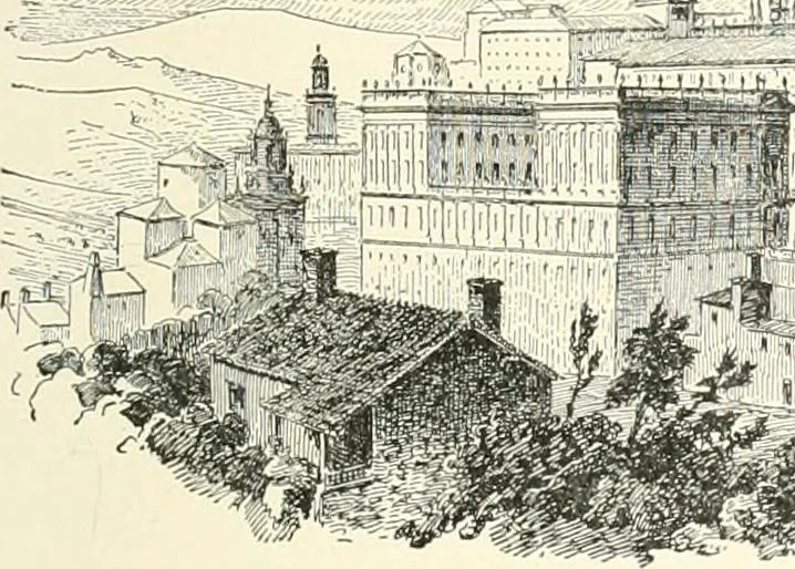 An illustration from A dictionary of architecture and building : biographical, historical, and descriptive, 1902, leaf 346