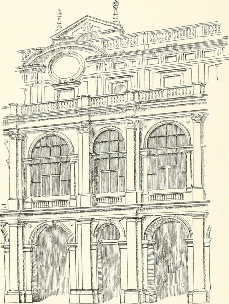 An illustration from A dictionary of architecture and building : biographical, historical, and descriptive, 1902, leaf 347