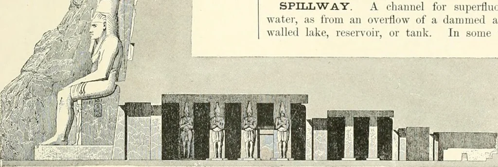 An illustration from A dictionary of architecture and building : biographical, historical, and descriptive, 1902, leaf 354