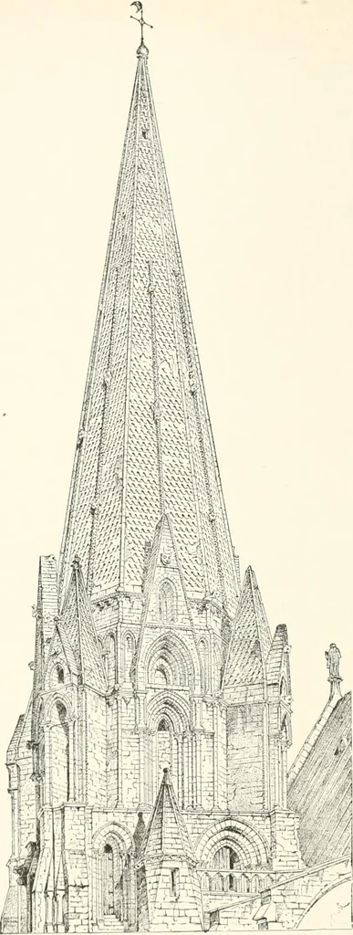 An illustration from A dictionary of architecture and building : biographical, historical, and descriptive, 1902, leaf 355