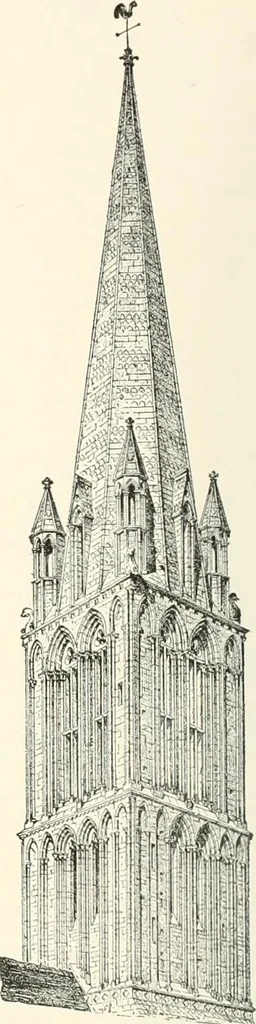 An illustration from A dictionary of architecture and building : biographical, historical, and descriptive, 1902, leaf 355