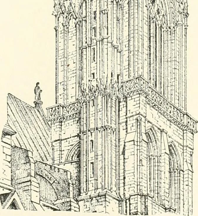 An illustration from A dictionary of architecture and building : biographical, historical, and descriptive, 1902, leaf 356