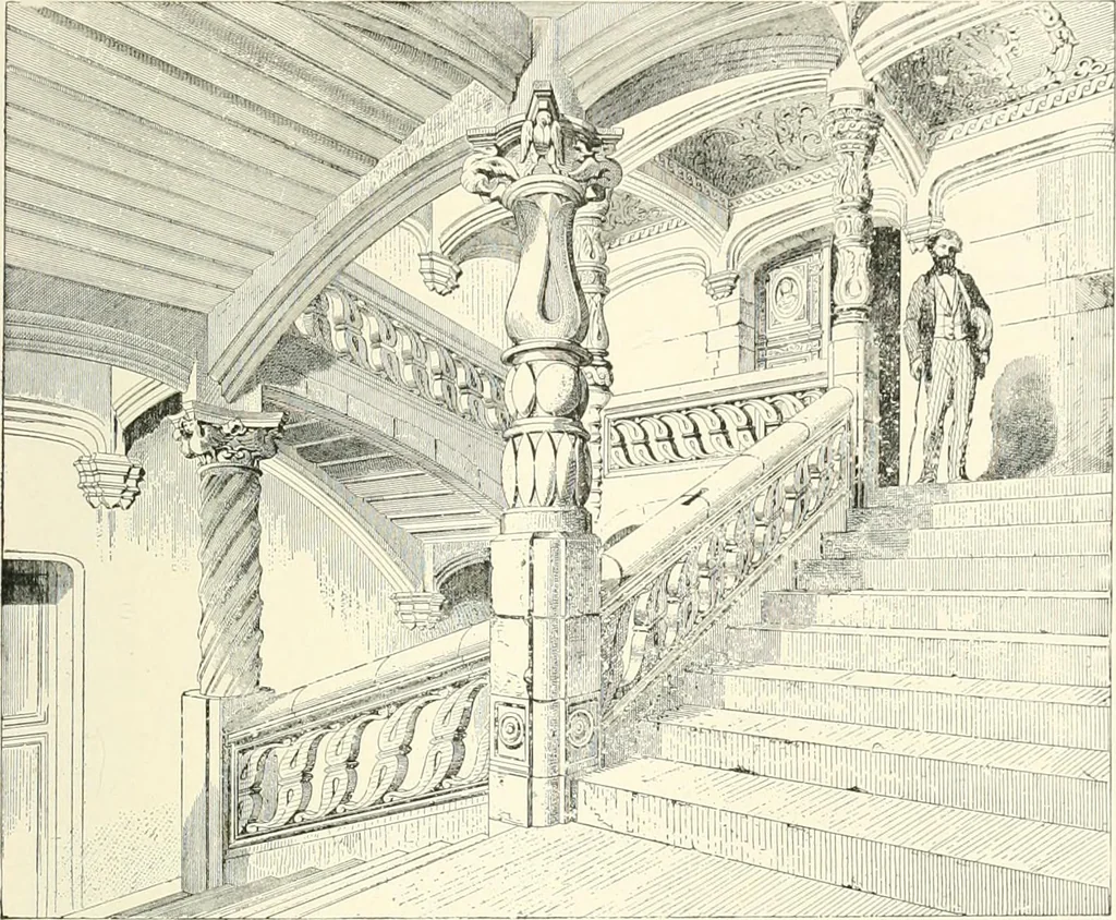 An illustration from A dictionary of architecture and building : biographical, historical, and descriptive, 1902, leaf 366