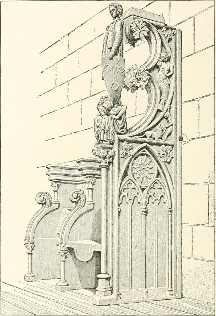 An illustration from A dictionary of architecture and building : biographical, historical, and descriptive, 1902, leaf 371