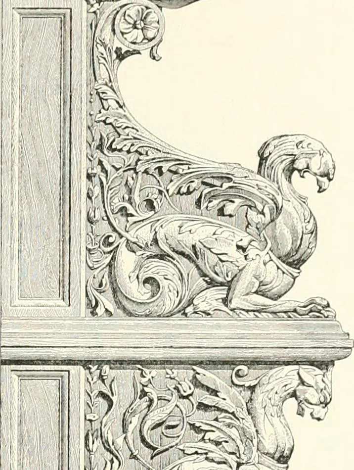 An illustration from A dictionary of architecture and building : biographical, historical, and descriptive, 1902, leaf 376
