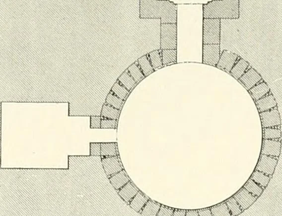 An illustration from A dictionary of architecture and building : biographical, historical, and descriptive, 1902, leaf 392