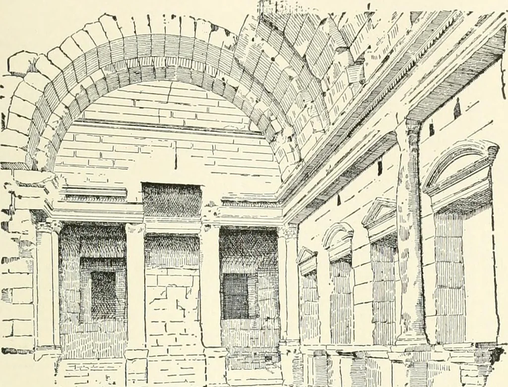 An illustration from A dictionary of architecture and building : biographical, historical, and descriptive, 1902, leaf 394