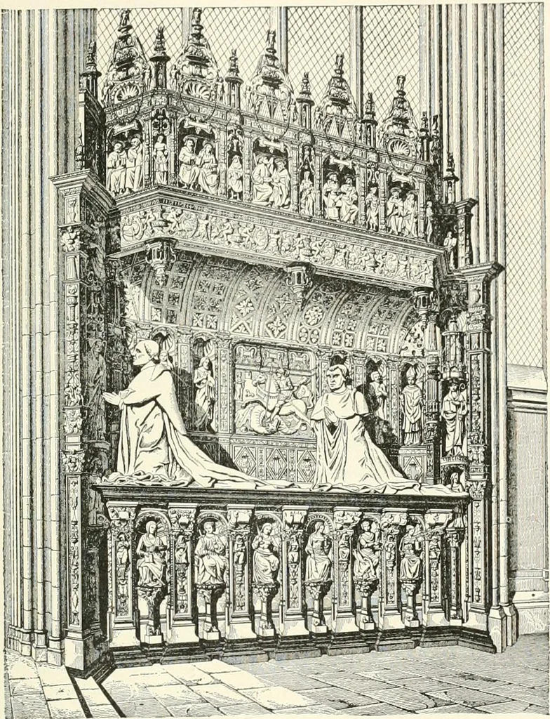 An illustration from A dictionary of architecture and building : biographical, historical, and descriptive, 1902, leaf 396