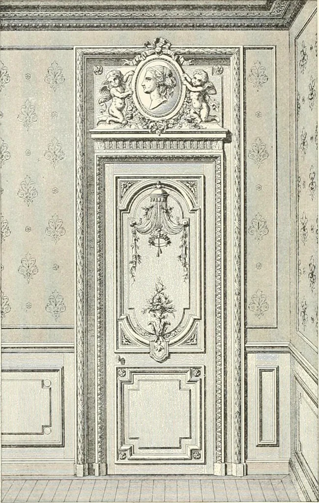 An illustration from A dictionary of architecture and building : biographical, historical, and descriptive, 1902, leaf 43