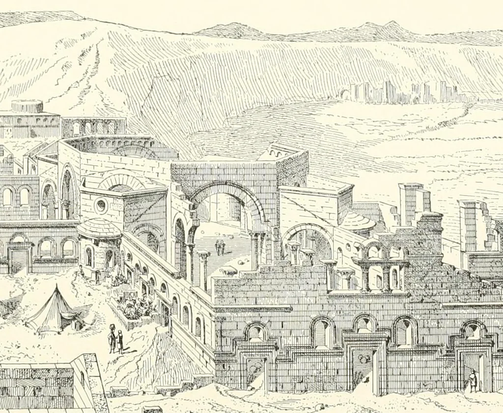 An illustration from A dictionary of architecture and building : biographical, historical, and descriptive, 1902, leaf 431