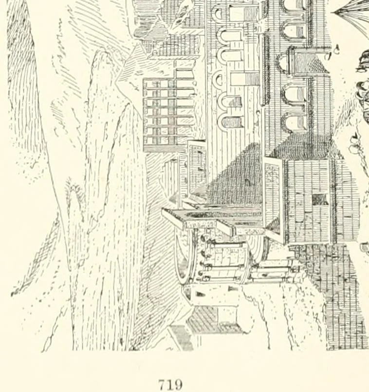 An illustration from A dictionary of architecture and building : biographical, historical, and descriptive, 1902, leaf 431