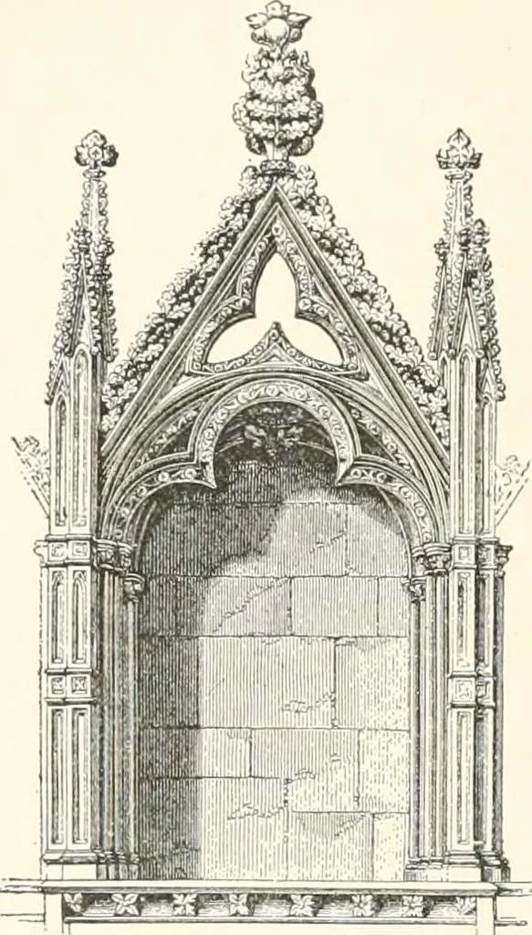 An illustration from A dictionary of architecture and building : biographical, historical, and descriptive, 1902, leaf 443