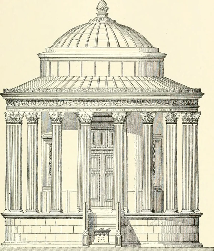 An illustration from A dictionary of architecture and building : biographical, historical, and descriptive, 1902, leaf 456