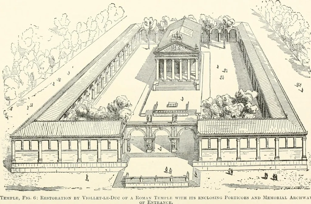An illustration from A dictionary of architecture and building : biographical, historical, and descriptive, 1902, leaf 457