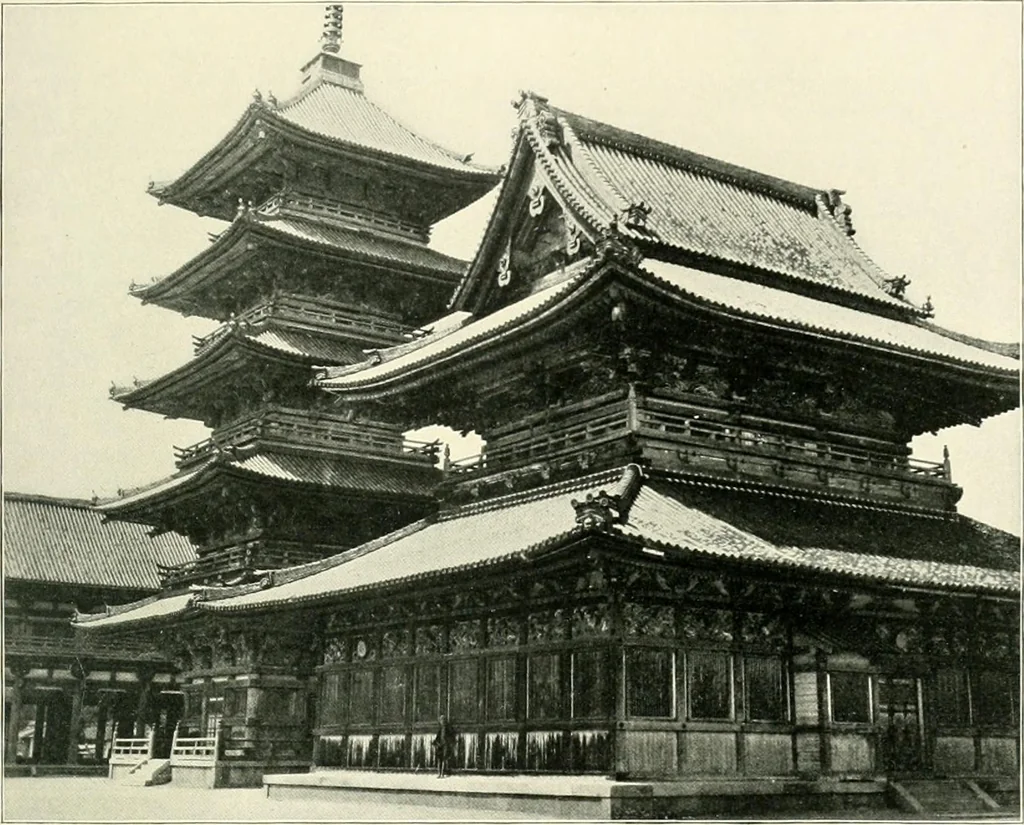 An illustration from A dictionary of architecture and building : biographical, historical, and descriptive, 1902, leaf 460