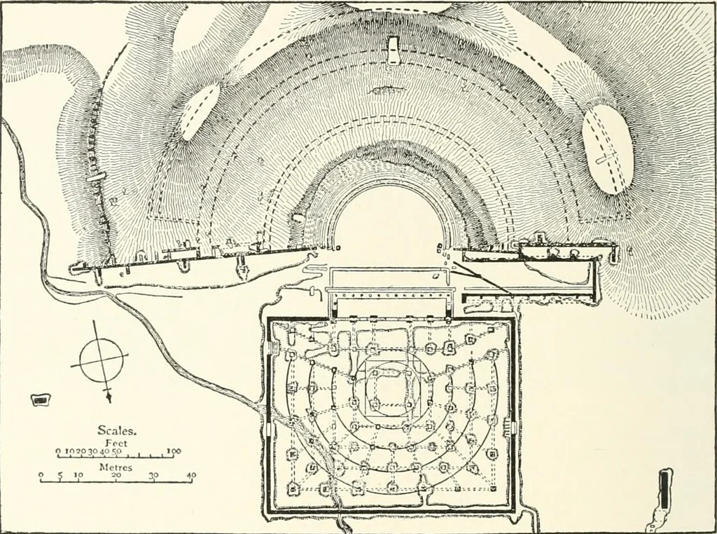 An illustration from A dictionary of architecture and building : biographical, historical, and descriptive, 1902, leaf 473