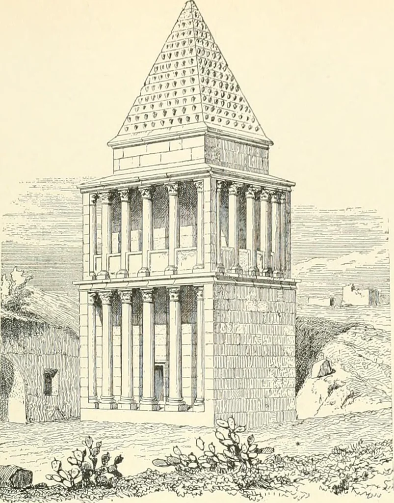 An illustration from A dictionary of architecture and building : biographical, historical, and descriptive, 1902, leaf 488