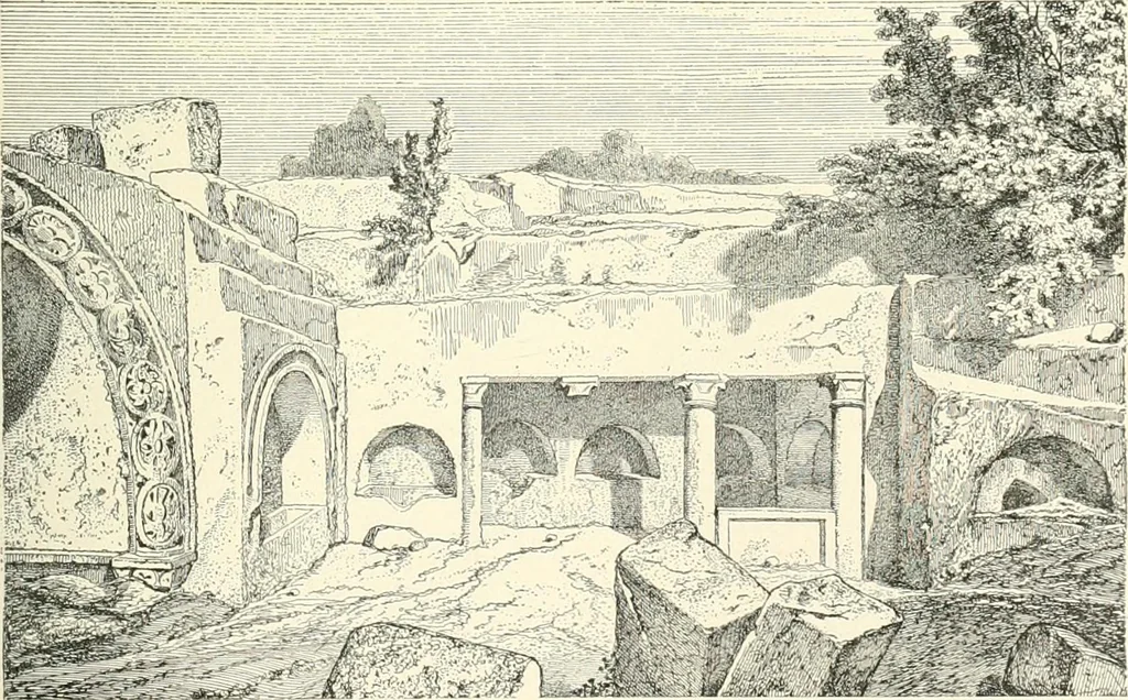 An illustration from A dictionary of architecture and building : biographical, historical, and descriptive, 1902, leaf 488