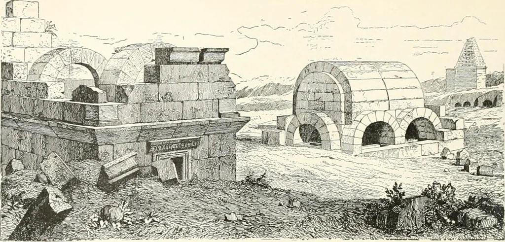 An illustration from A dictionary of architecture and building : biographical, historical, and descriptive, 1902, leaf 489