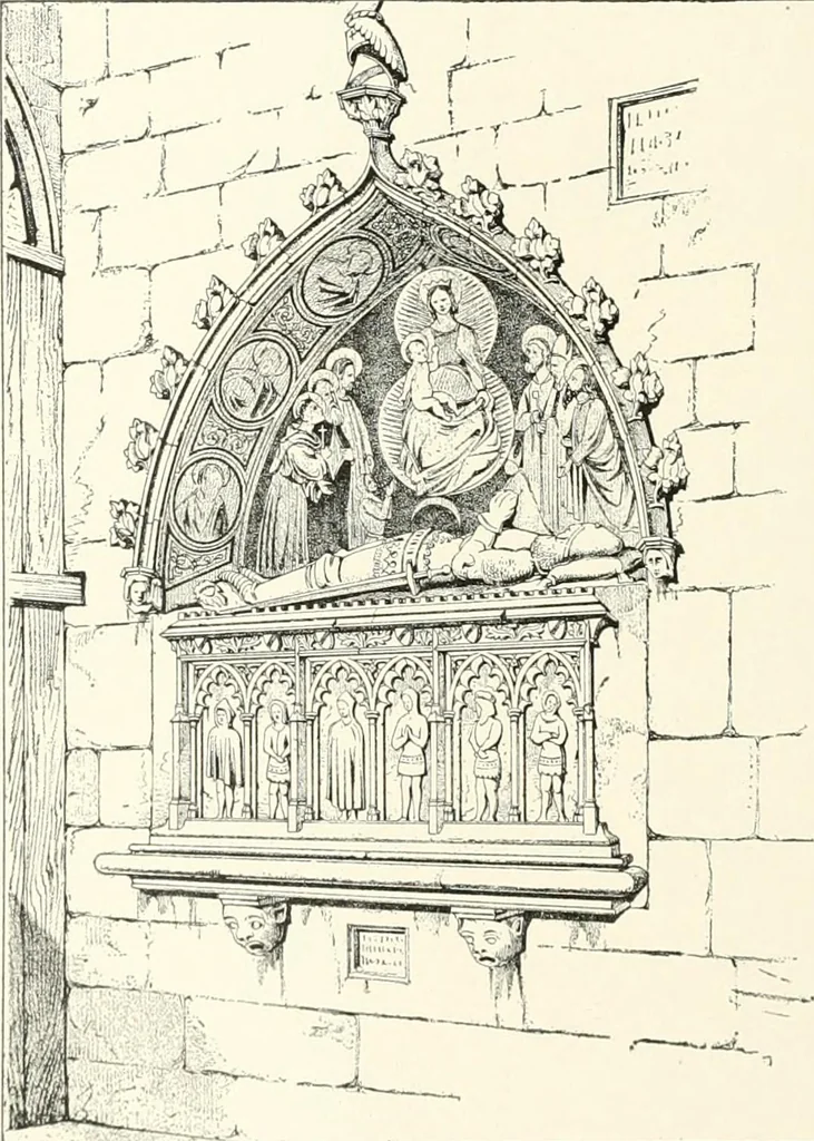 An illustration from A dictionary of architecture and building : biographical, historical, and descriptive, 1902, leaf 489
