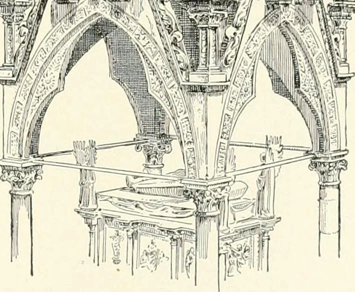 An illustration from A dictionary of architecture and building : biographical, historical, and descriptive, 1902, leaf 490