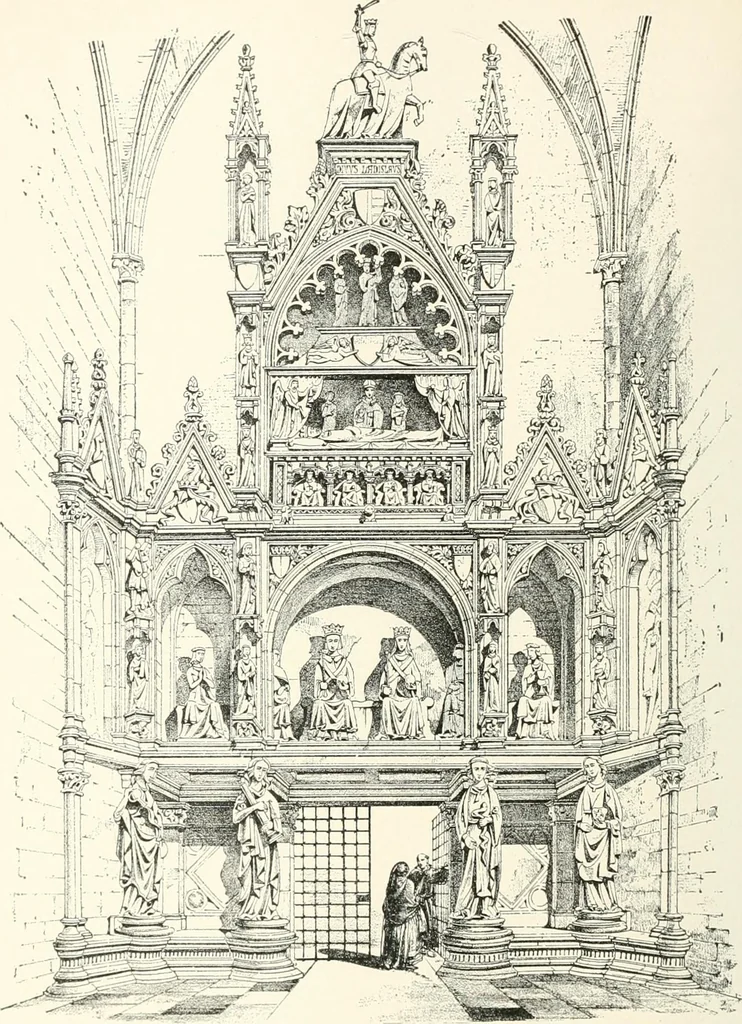 An illustration from A dictionary of architecture and building : biographical, historical, and descriptive, 1902, leaf 495