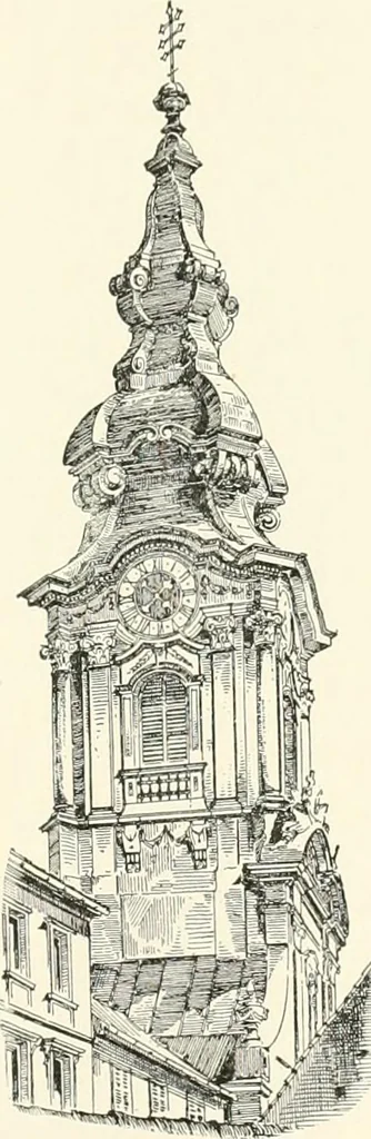 An illustration from A dictionary of architecture and building : biographical, historical, and descriptive, 1902, leaf 500