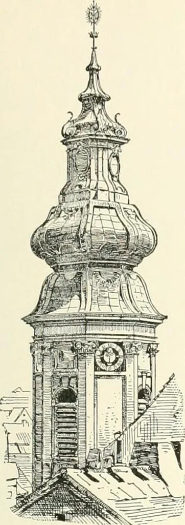 An illustration from A dictionary of architecture and building : biographical, historical, and descriptive, 1902, leaf 502