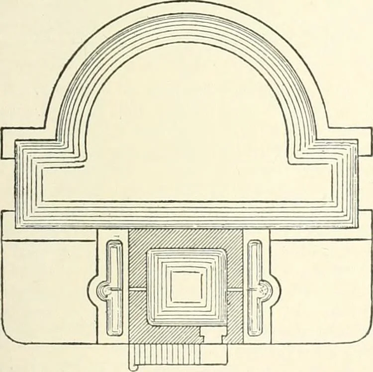 An illustration from A dictionary of architecture and building : biographical, historical, and descriptive, 1902, leaf 502