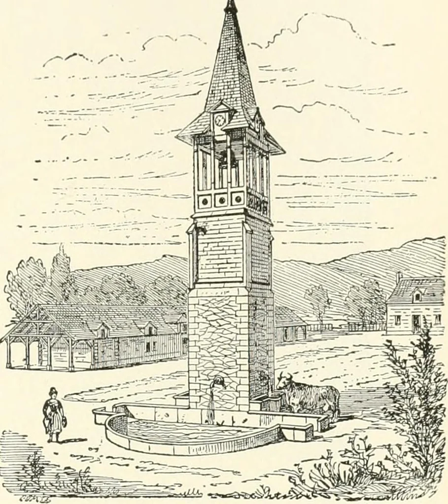 An illustration from A dictionary of architecture and building : biographical, historical, and descriptive, 1902, leaf 502