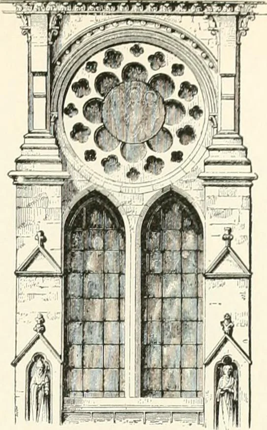 An illustration from A dictionary of architecture and building : biographical, historical, and descriptive, 1902, leaf 504
