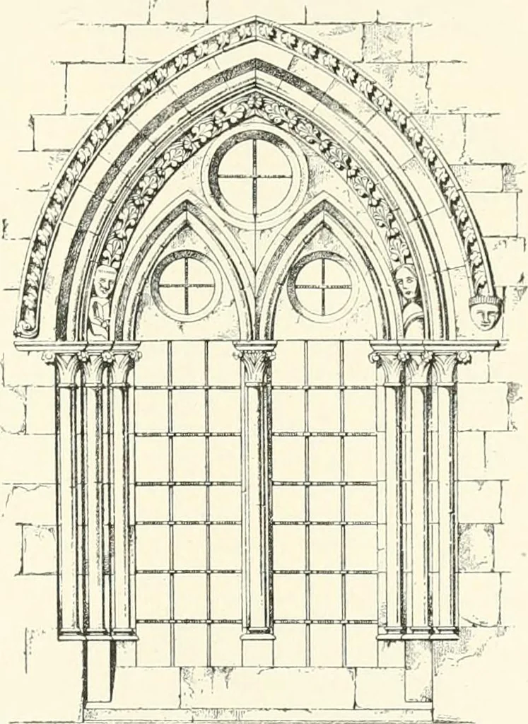 An illustration from A dictionary of architecture and building : biographical, historical, and descriptive, 1902, leaf 504