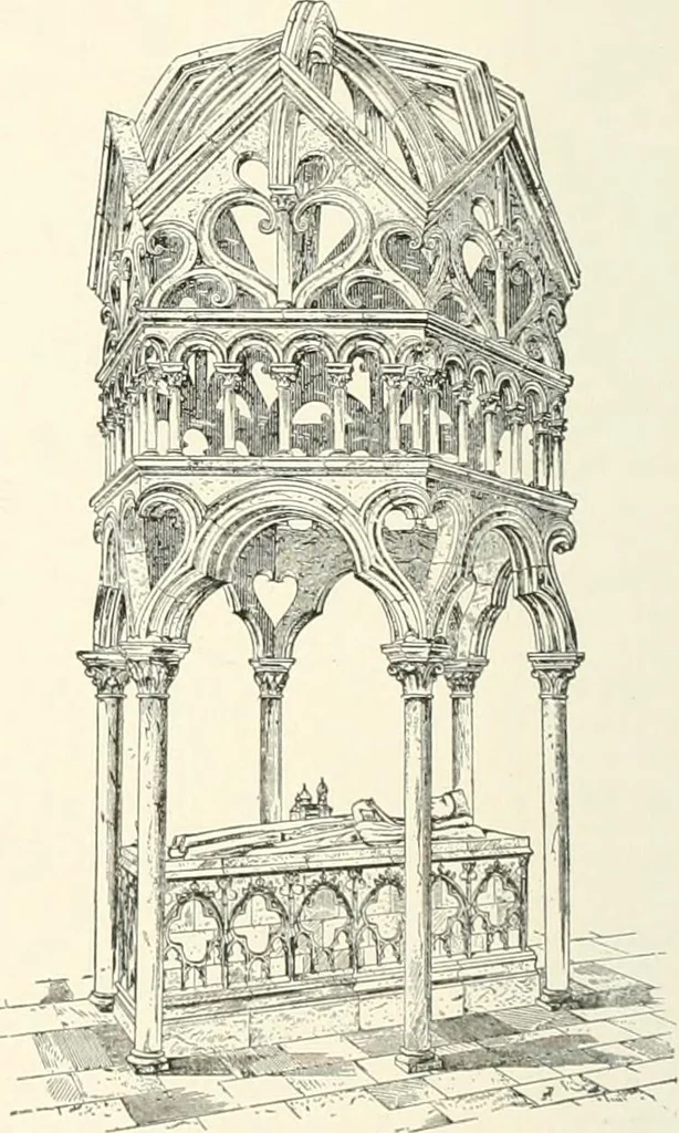 An illustration from A dictionary of architecture and building : biographical, historical, and descriptive, 1902, leaf 505