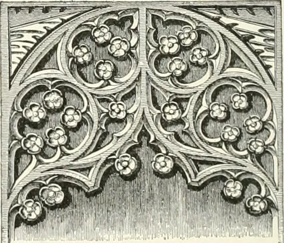 An illustration from A dictionary of architecture and building : biographical, historical, and descriptive, 1902, leaf 507