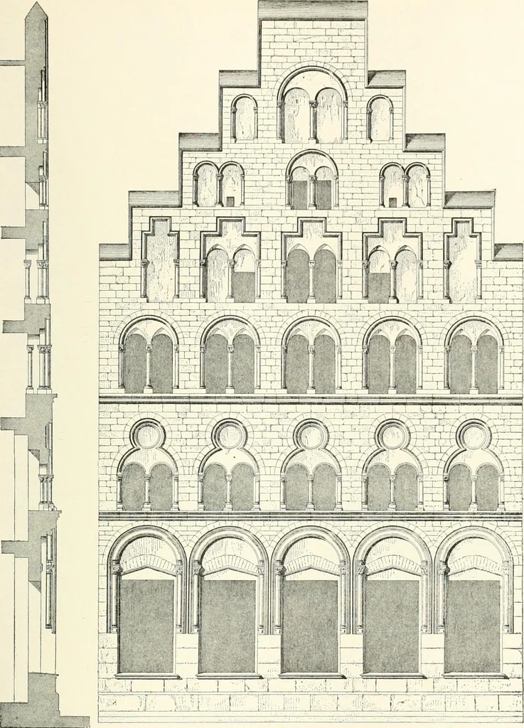 An illustration from A dictionary of architecture and building : biographical, historical, and descriptive, 1902, leaf 512