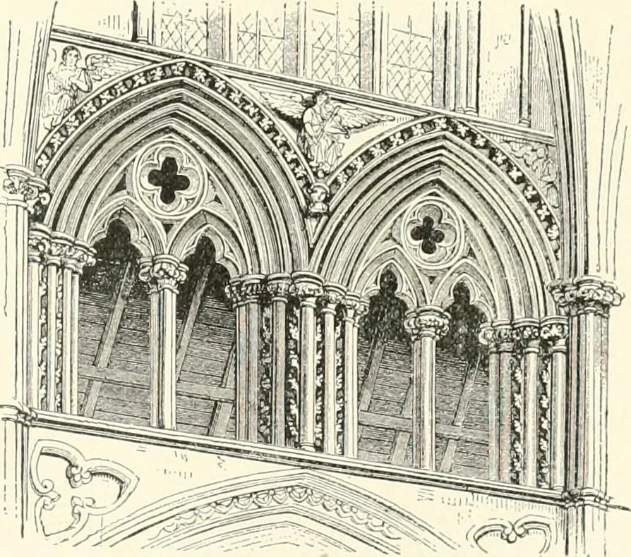 An illustration from A dictionary of architecture and building : biographical, historical, and descriptive, 1902, leaf 514