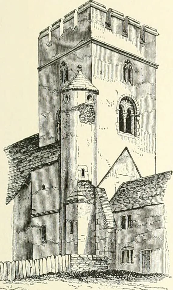 An illustration from A dictionary of architecture and building : biographical, historical, and descriptive, 1902, leaf 528