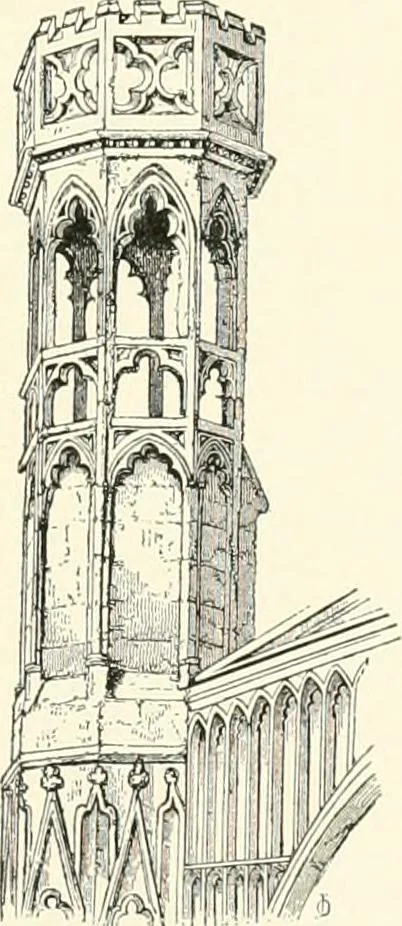 An illustration from A dictionary of architecture and building : biographical, historical, and descriptive, 1902, leaf 528