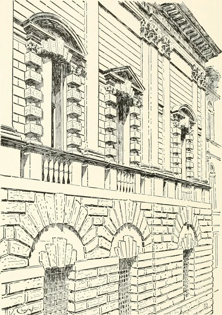 An illustration from A dictionary of architecture and building : biographical, historical, and descriptive, 1902, leaf 53