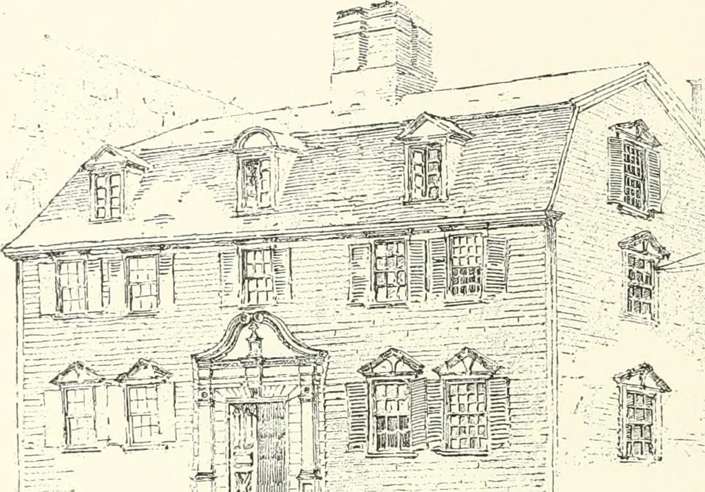 An illustration from A dictionary of architecture and building : biographical, historical, and descriptive, 1902, leaf 543