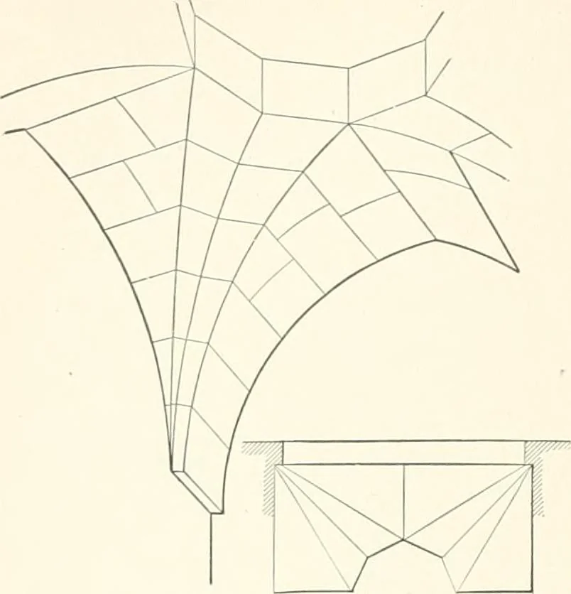 An illustration from A dictionary of architecture and building : biographical, historical, and descriptive, 1902, leaf 557