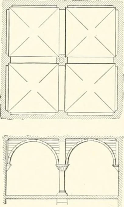 An illustration from A dictionary of architecture and building : biographical, historical, and descriptive, 1902, leaf 557